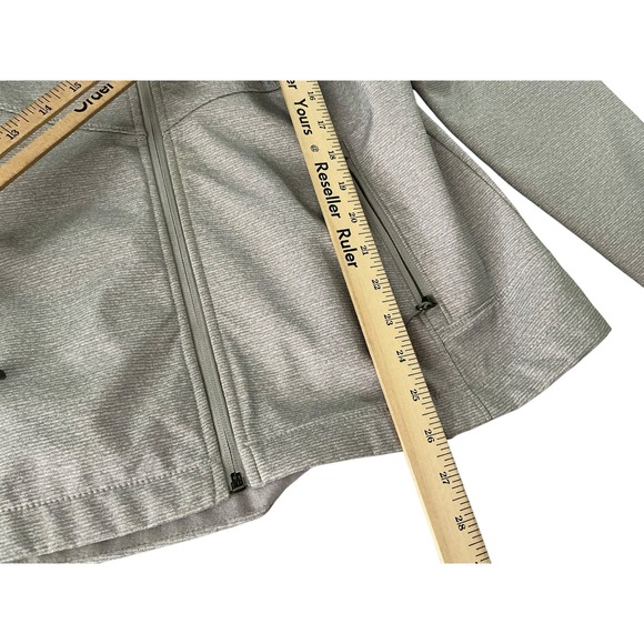 Gerry Women's Gray Soft Shell Jacketl Zip Up Active Coat Size Small With Hood - Picture 8 of 8